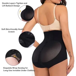 Nebility Women High Waist Tummy Control Shapewear Shorts