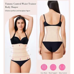 Nebility Women Tummy Control Waist Trainer Body Shaper