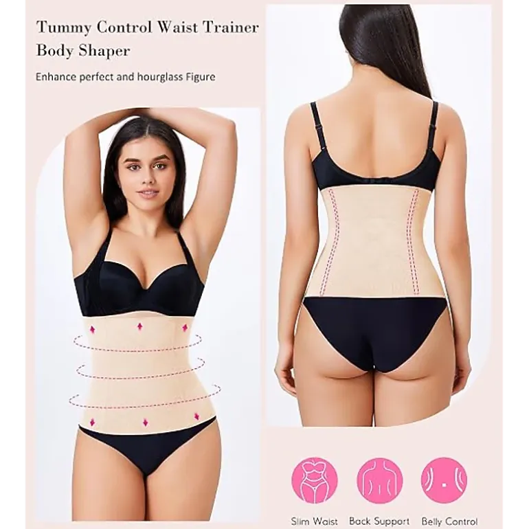 Nebility Women Tummy Control Waist Trainer Body Shaper