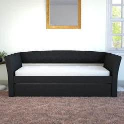 Nellie Upholstered Wooden Daybed
