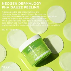Neogen Dermalogy Green Tea Moist Pha Gauze Peeling