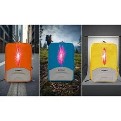 New Smart Backpack with LED Light Safety Function