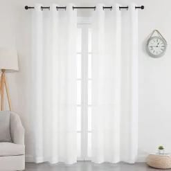 Newton Grommet Top Sheer Set of 2 Curtain Panel