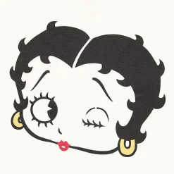 New World Womens Juniors Crew Neck Short Sleeve Regular Fit Betty Boop Graphic T-Shirt