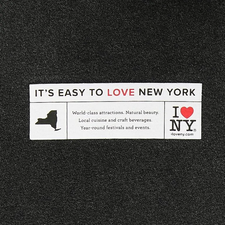 New York Womens Juniors Long Sleeve Fleece Hoodie