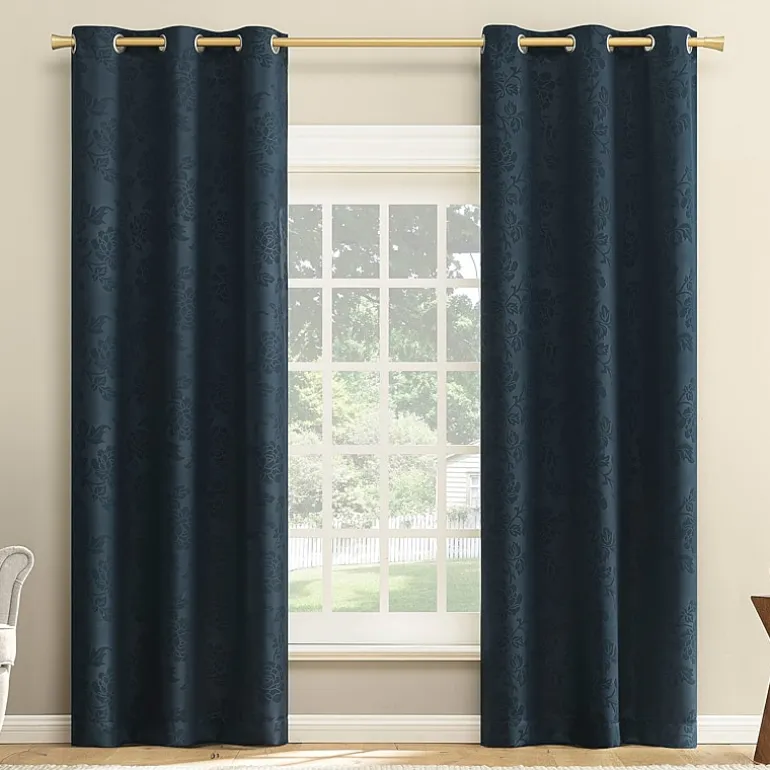 Nicola Grommet Top Light-Filtering Set of 2 Curtain Panel