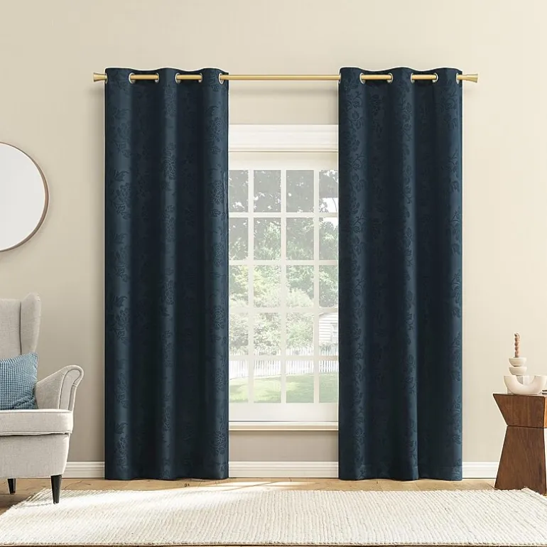 Nicola Grommet Top Light-Filtering Set of 2 Curtain Panel