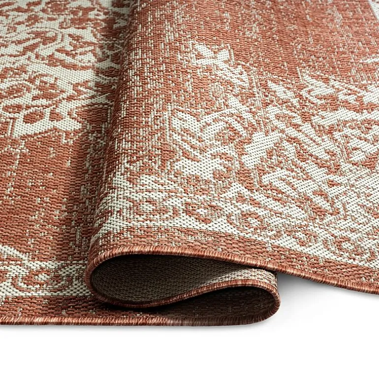 Nicole Miller Country Azalea Medallion UV Protection Washable Outdoor Rectangular Area Rug