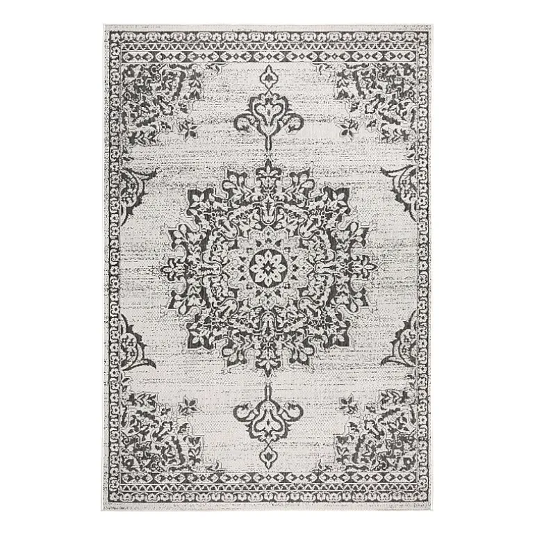 Nicole Miller Country Azalea Medallion UV Protection Washable Outdoor Rectangular Area Rug