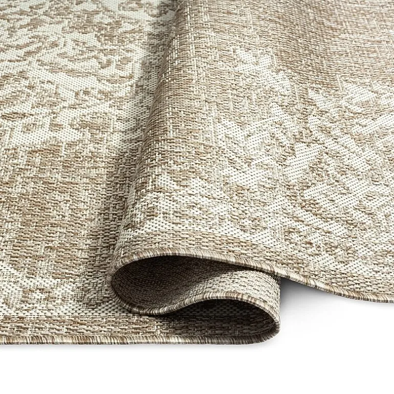 Nicole Miller Country Azalea Medallion UV Protection Washable Outdoor Rectangular Area Rug