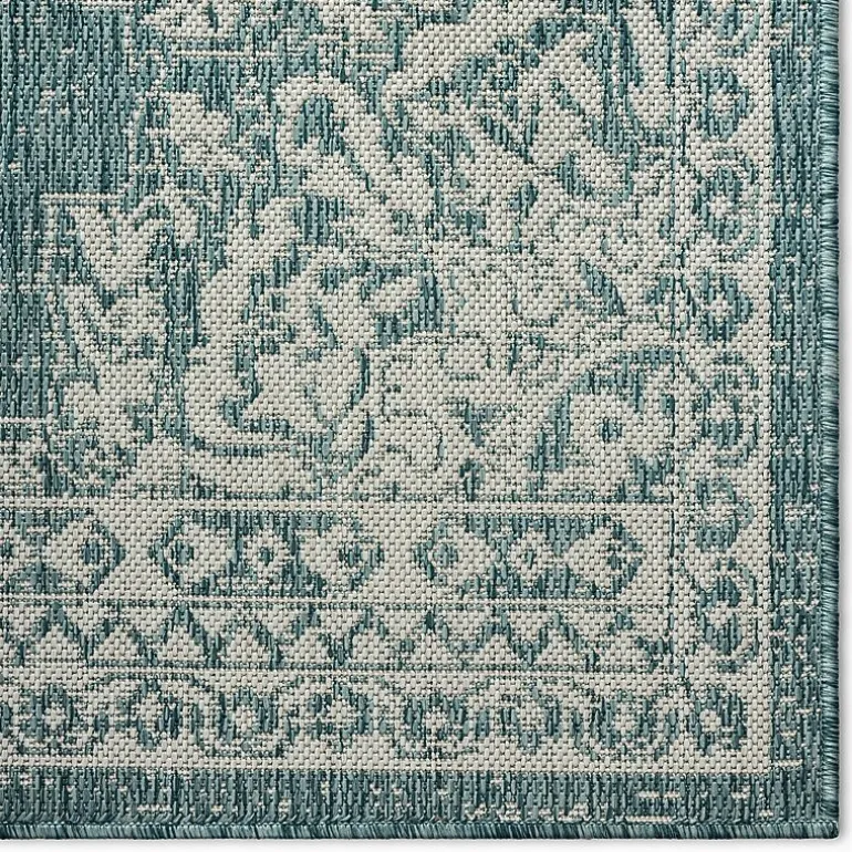 Nicole Miller Country Azalea Medallion UV Protection Washable Outdoor Rectangular Area Rug