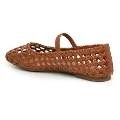 Nicole Miller Millie Womens Round Closed Toe Ballet Flats