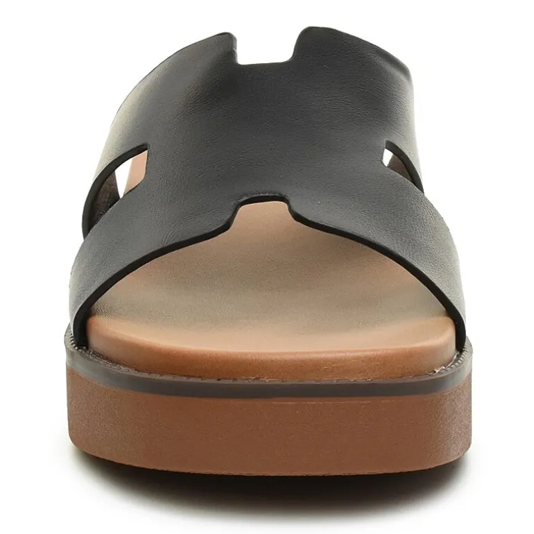 Nicole Miller Trams Womens Footbed Sandals
