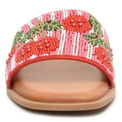 Nicole Miller Womens Destin Flat Sandals