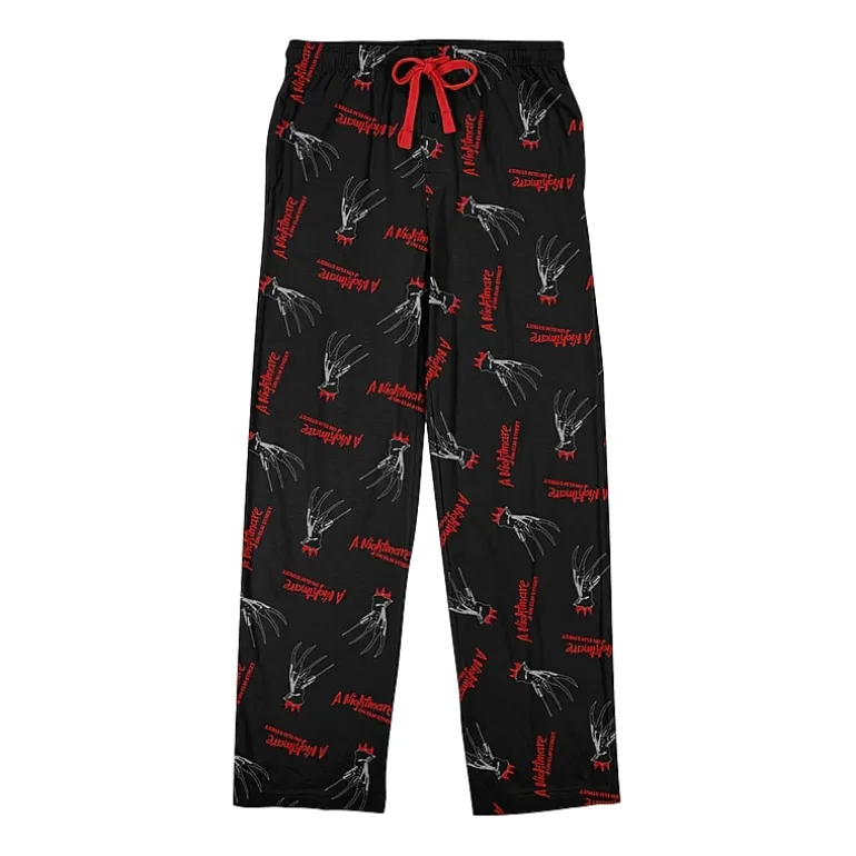 Nightmare On Elm Street Mens Fleece Pajama Pants
