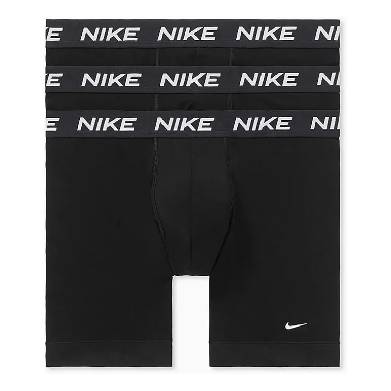 Nike All Day Cotton Stretch Mens 3 Pack Boxer Briefs Ke1310-001