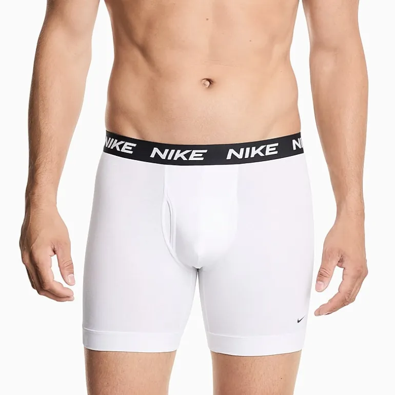 Nike All Day Cotton Stretch Mens 3 Pack Boxer Briefs Ke1310-001