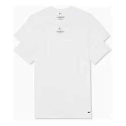 Nike All Day Cotton Stretch Mens 2 Pack Short Sleeve Crew Neck Moisture Wicking T-Shirt