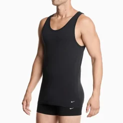 Nike All Day Cotton Stretch Mens U Neck Sleeveless 2 Pack Tank