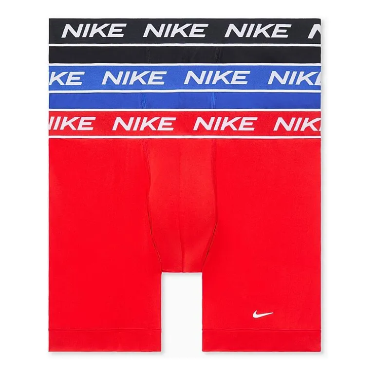 Nike All Day Microfiber Stretch Mens 3 Pack Boxer Briefs Ke1306-001