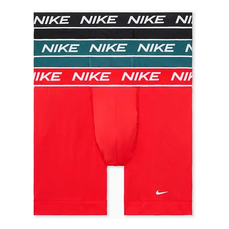 Nike All Day Microfiber Stretch Mens 3 Pack Boxer Briefs Ke1306-001