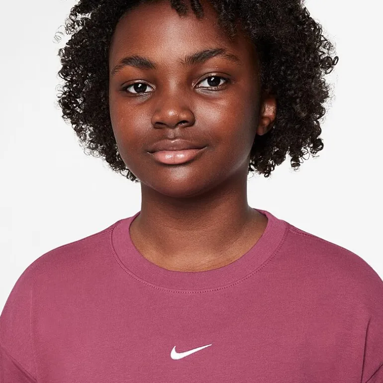 Nike Big Kid Girls Crew Neck Long Sleeve Active T-Shirt