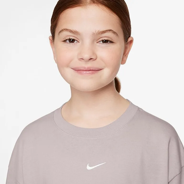 Nike Big Kid Girls Crew Neck Long Sleeve Active T-Shirt