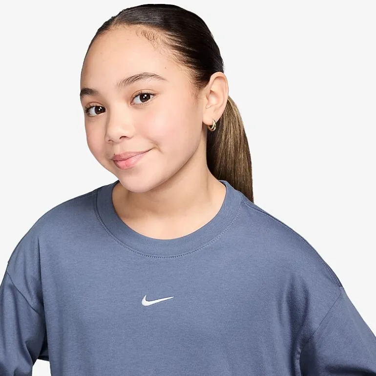 Nike Big Kid Girls Crew Neck Long Sleeve Active T-Shirt