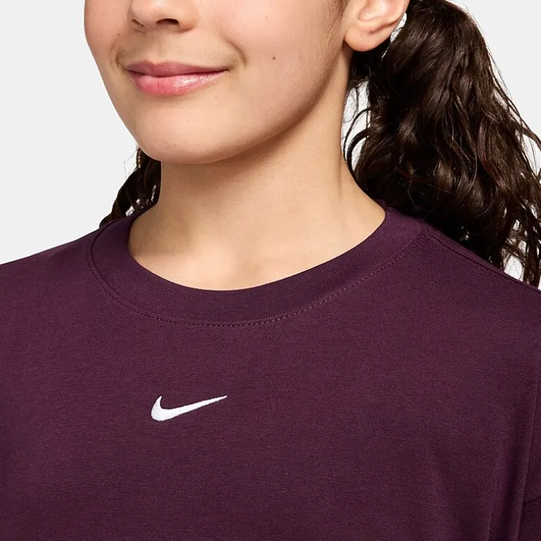 Nike Big Kid Girls Crew Neck Long Sleeve Active T-Shirt