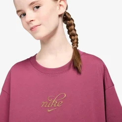 Nike Big Kid Girls Crew Neck Short Sleeve Regular Fit Graphic T-Shirt