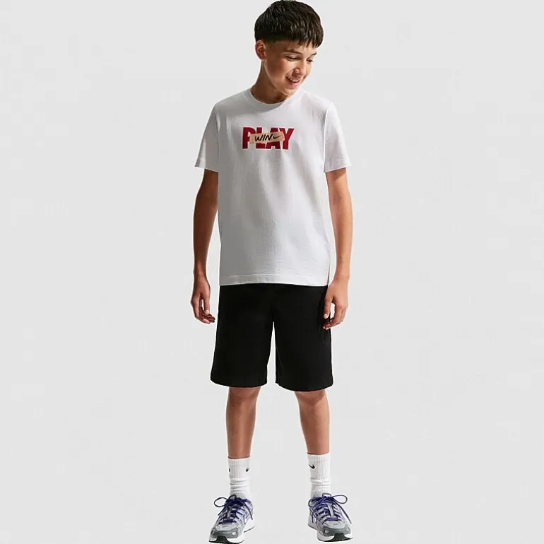 Nike Big Kid Unisex Crew Neck Short Sleeve Regular Fit Graphic T-Shirt