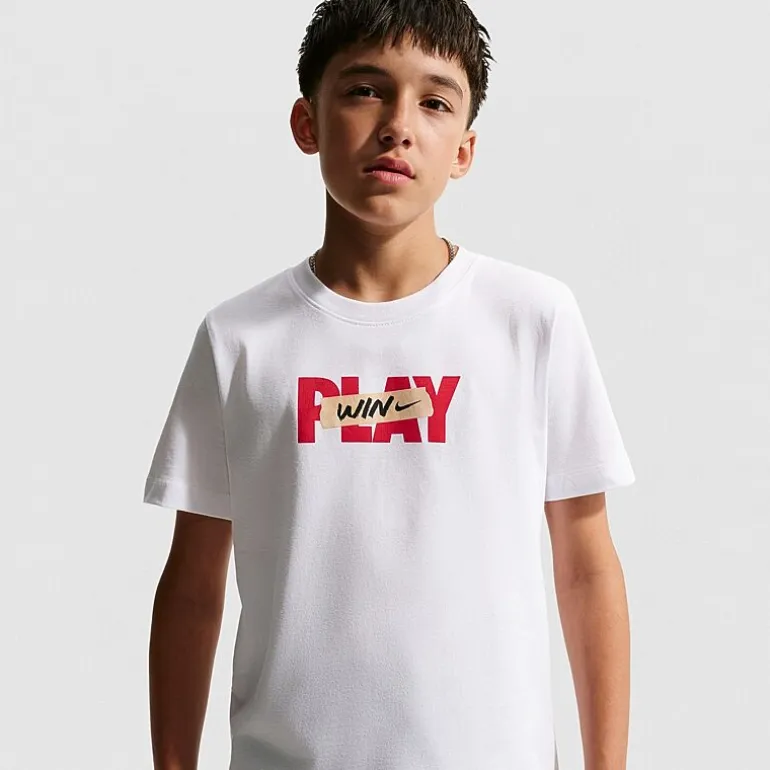 Nike Big Kid Unisex Crew Neck Short Sleeve Regular Fit Graphic T-Shirt