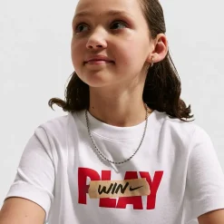 Nike Big Kid Unisex Crew Neck Short Sleeve Regular Fit Graphic T-Shirt