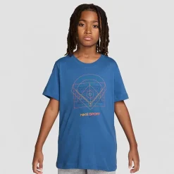 Nike Big Kid Unisex Crew Neck Short Sleeve Regular Fit Graphic T-Shirt