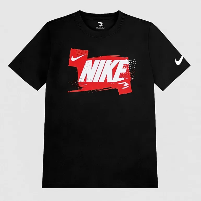 Nike 3BRAND by Russell Wilson Big Kid Boys Crew Neck Short Sleeve Regular Fit Graphic T-Shirt