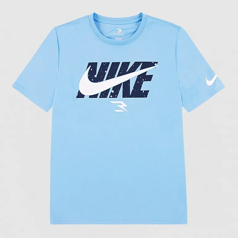 Nike 3BRAND by Russell Wilson Big Kid Boys Crew Neck Short Sleeve Regular Fit Graphic T-Shirt