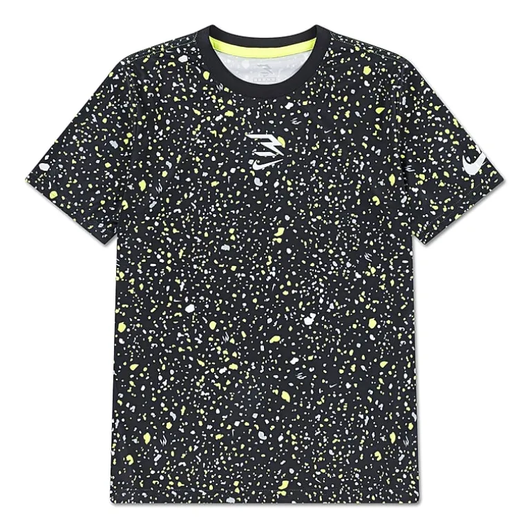 Nike 3BRAND by Russell Wilson Big Kid Boys Crew Neck Short Sleeve Regular Fit Graphic T-Shirt