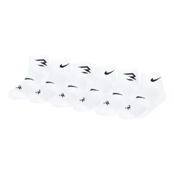 Nike 3BRAND by Russell Wilson Big Kid Boys Multi-Pack 6 Pair Quarter Ankle Socks