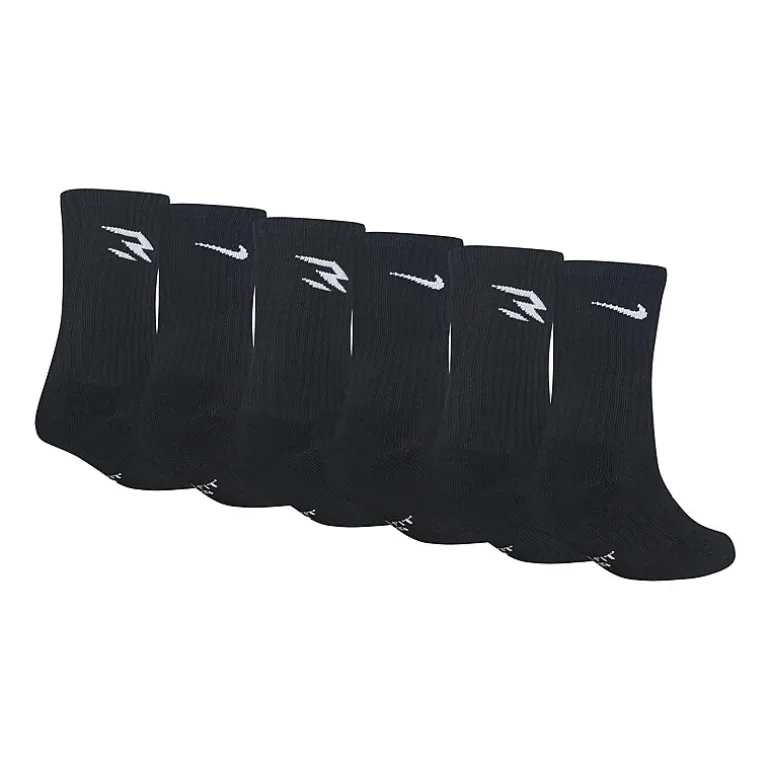 Nike 3BRAND by Russell Wilson Big Kid Boys 6 Pair Crew Socks