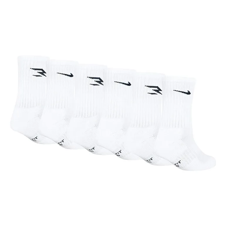 Nike 3BRAND by Russell Wilson Big Kid Boys 6 Pair Crew Socks