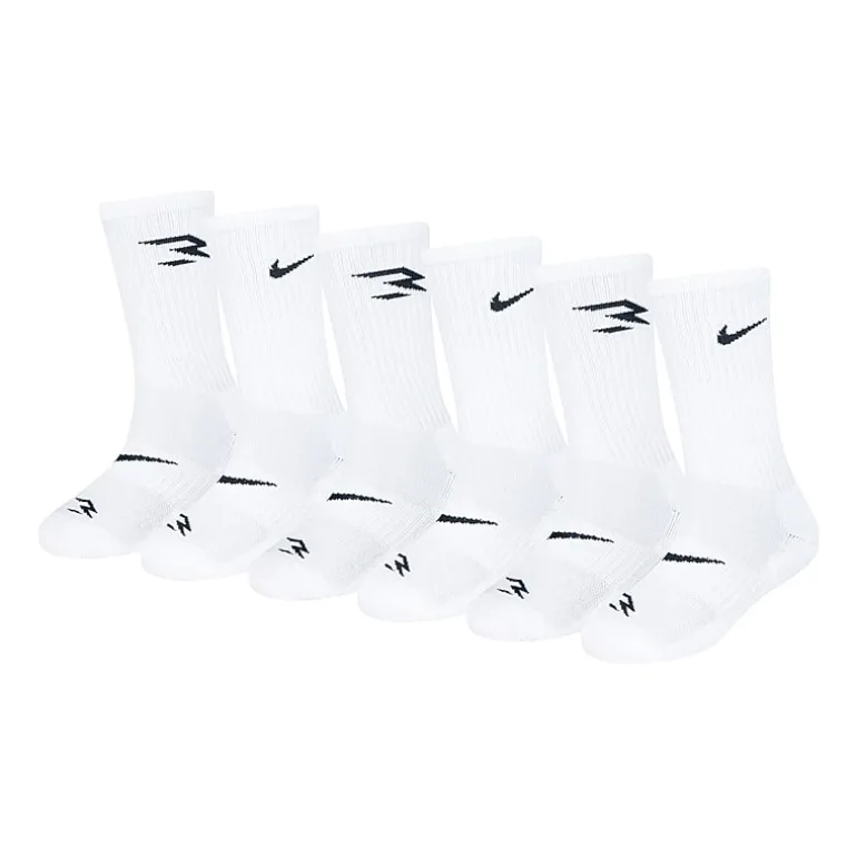 Nike 3BRAND by Russell Wilson Big Kid Boys 6 Pair Crew Socks