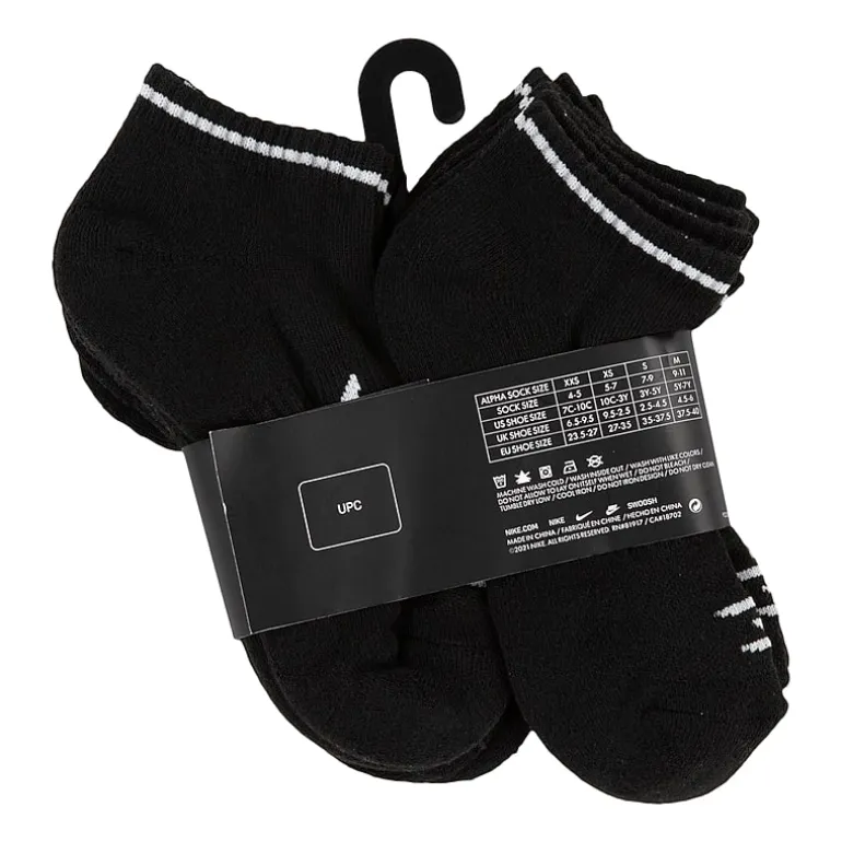 Nike 3BRAND by Russell Wilson Big Kid Boys Multi-Pack 6 Pair Low Cut Socks