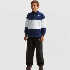 Nike Club Big Kid Boys Long Sleeve Regular Fit Spread Collar Rugby Shirt