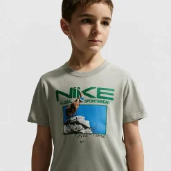 Nike Club Big Kid Unisex Crew Neck Short Sleeve Regular Fit Graphic T-Shirt