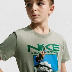 Nike Club Big Kid Unisex Crew Neck Short Sleeve Regular Fit Graphic T-Shirt