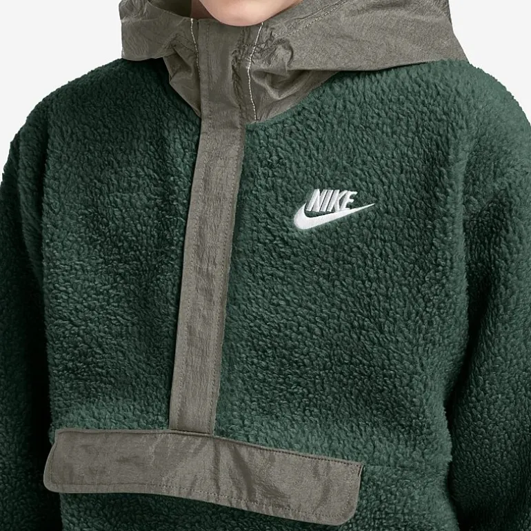 Nike Club Big Kid Unisex Long Sleeve Fleece Active Hoodie