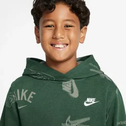 Nike Club Big Kid Unisex Long Sleeve Active Hoodie