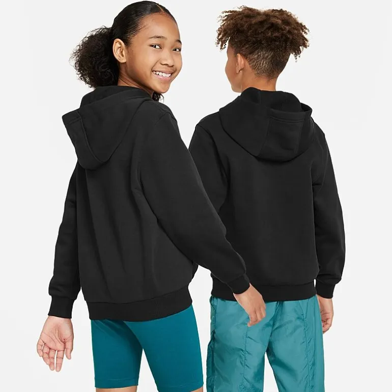 Nike Club Big Kid Unisex Long Sleeve Fleece Active Hoodie