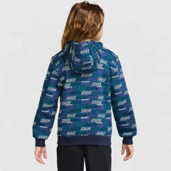 Nike Club Big Kid Unisex Long Sleeve Fleece Active Hoodie