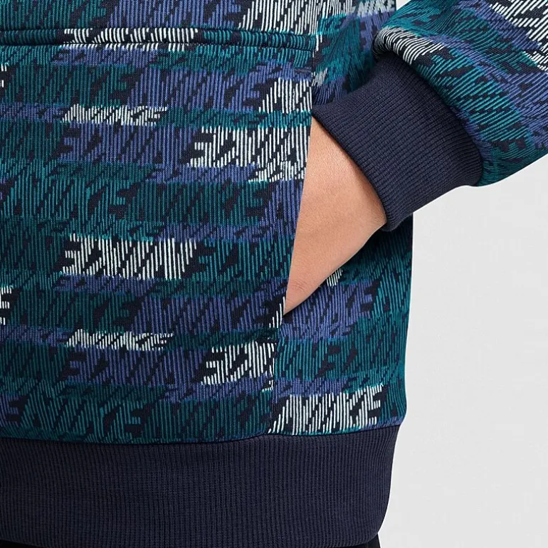 Nike Club Big Kid Unisex Long Sleeve Fleece Active Hoodie